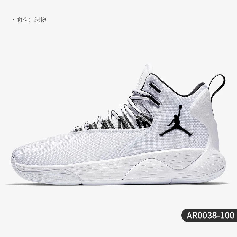 Nike genuine JORDAN SUPER FLY MVP men's cushioned practical basketball shoes AR0038-100