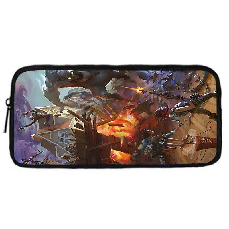 Hot Game Shooting Fortnites Child School Backpack With Shoulder Bag Pencil Bags School Bags for Boys Girls Best Gift