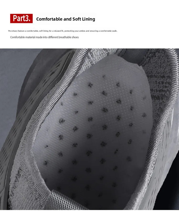 Men's Comfortable Running Shoes Breathable Sporty Casual Versatile Heightening Dad Shoes Autumn New Arrival Low Cut Sneakers
