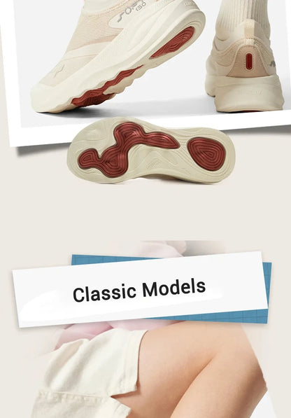 Li-Ning Women's SOFT GO 2 Slip-on Casual Walking Shoes COMFOAM Breathable Flexible LiNing Comfortable Sports Sneakers AGLV006
