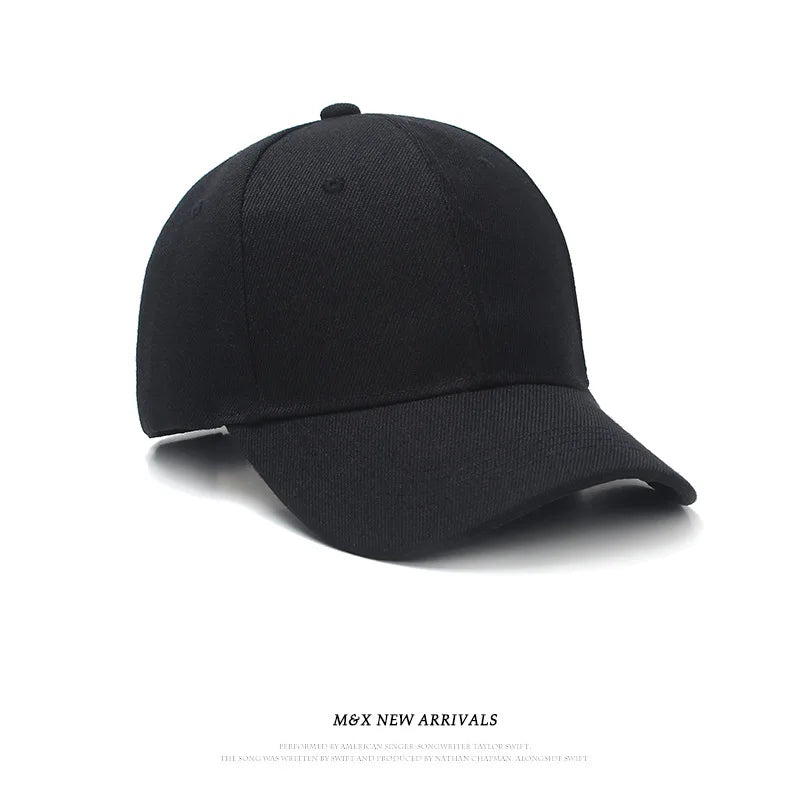 Färger Sommar Höst Mode Enfärgat Män Kvinnor Basebollkeps Adhesion Hat HipHop Justerbar Cool solhatt Casquette Gorras Present