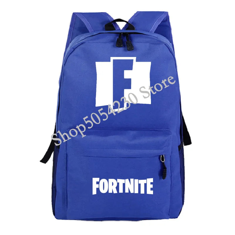 Mochila Fortnite Games, mochila escolar Fortnite para adolescentes, unissexo, com compartimento para portátil, para escola, viagens e uso casual