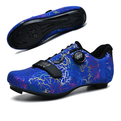 New Cycling Shoes Men Self-Locking Road Cycling Shoes Outdoor Mountain Cycling Sports Shoes Women Indoor Spinning Cycling Shoes