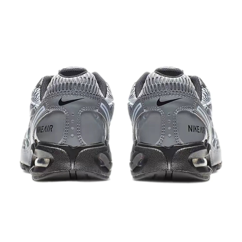 Męskie buty do biegania Nike Air Max Torch 4 z niską cholewką – szaro-srebrne, z materiału codziennego użytku, z oddychającej siateczki i charakteryzujące się długą żywotnością 343846-012