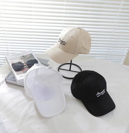 Vintage Letter Embroidery Baseball Cap 100% Cotton Dad Hat Adjustable Men Women Streetwear Outdoor Casual Sun Hat Gorra ﻿