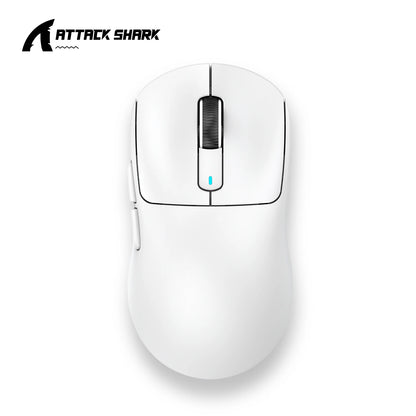 Attack Shark X3/X3 Pro Wireless Gaming Mouse, 26K DPI PixArt PAW3395, Tri-Mode Bluetooth 5.2/2.4G/Wired, 49g Ultralight Gaming Mouse for PC