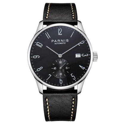 Parnis Mechanical Watches Minimalist Watch for Men Wristwatch Luxury Waterproof Automatic hombre Relogio Masculino Calendar 2025