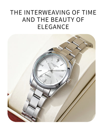 CHRONOS Women's Wrist watch Original Luxury Watches for Ladies Waterproof Stainless Steel Quartz Woman Wristwatch 2023 trend