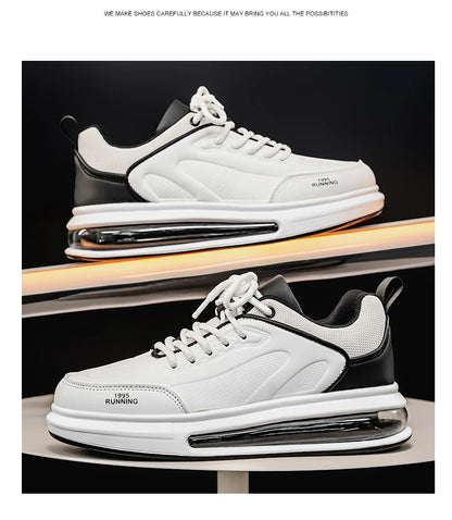 Air Cushion Men Sports Running Shoes Casual Breathable Lightweight Women's Comfortable Athletic Nonskid Walking Sneakers ﻿