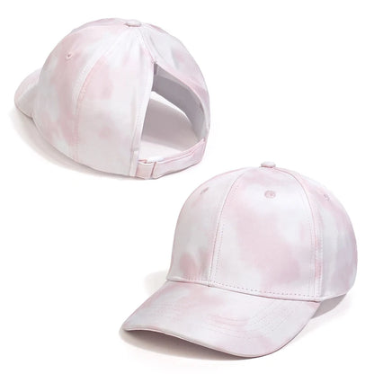 Fashion High Ponytail Kids Boy Hat Sun Hats Baseball Caps Solid Color Travel Caps Sun-proof Wide Brimmed Peaked Caps Hat