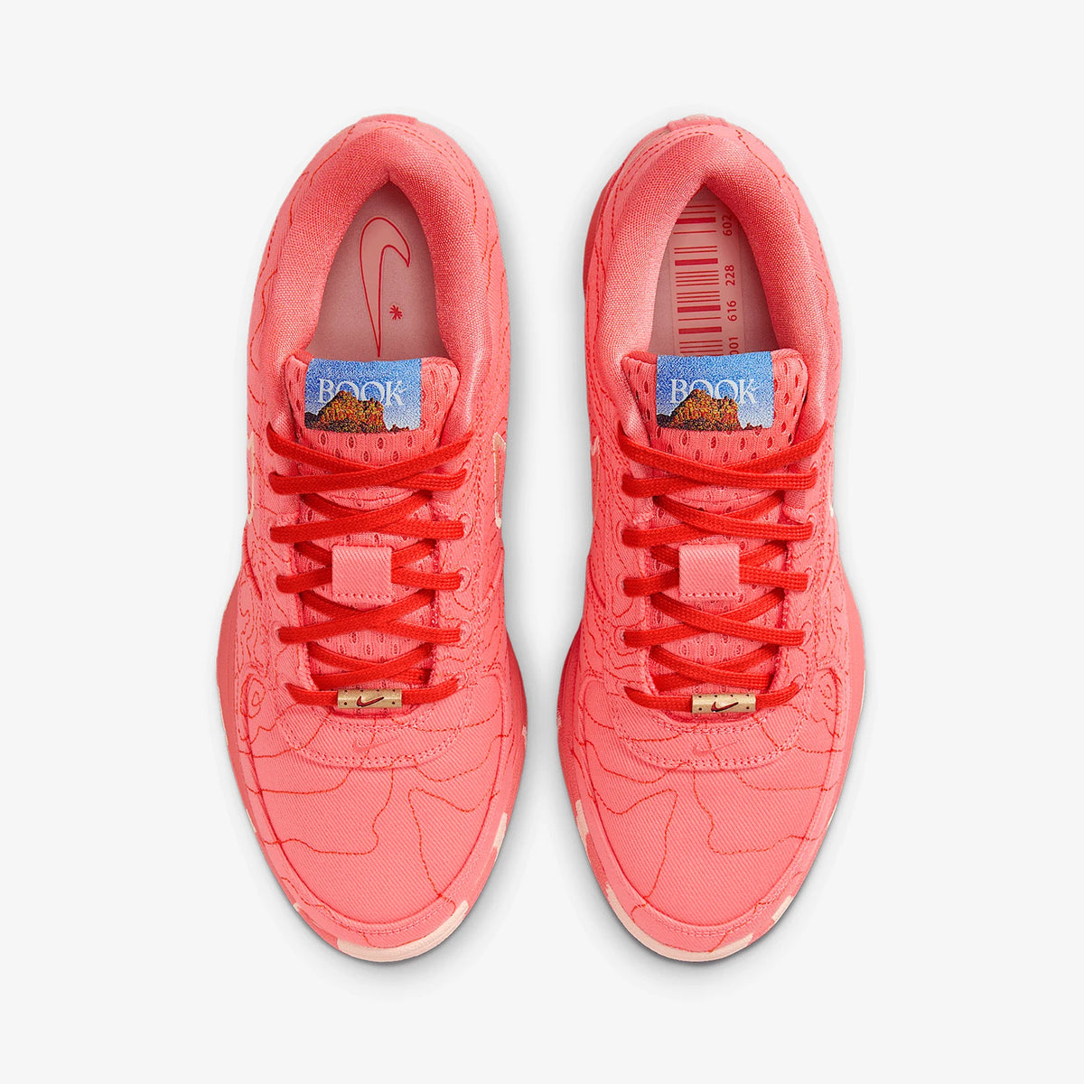 Официални автентични мъжки баскетболни обувки Nike BOOK 1 IB8053-800 с противохлъзгаща и износоустойчива конструкция за висока производителност
