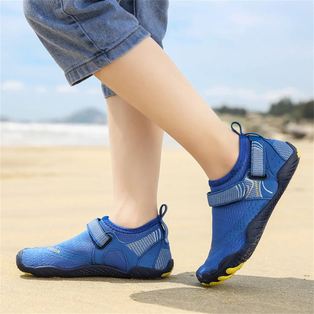 Kids Aqua Shoes Summer Beach Five Fingers Barefoot Water Shoes Swimming Lightweightl Non-slip Seaside River Children Sneakers
