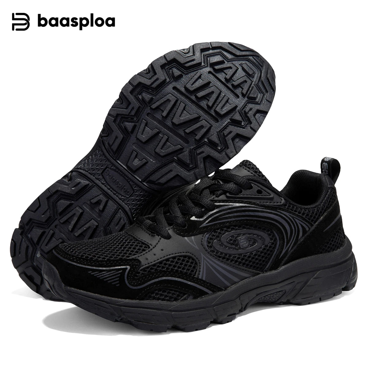 Baasploa Women Running Sneakers Brand Mesh Breathable Comfort Walking Shoes Outdoor Anti-slip Female Casual Jogging Sports Shoes