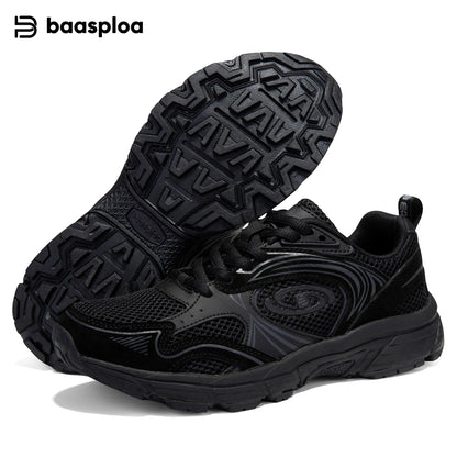 Baasploa Women Running Sneakers Brand Mesh Breathable Comfort Walking Shoes Outdoor Anti-slip Female Casual Jogging Sports Shoes