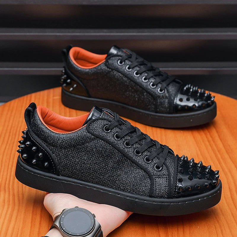 Hot-Selling Skateboard Shoes for Men Leisure Walk Sneakers Versatile Men Vulcanized Shoes Outdoor Tenis Masculino Punk Trainers