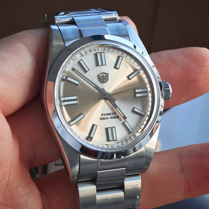 Watchdives WD1016 V3 36Mm Vintage Watch VH31 Sweep Quartz Watches Man Enamel Blue K1 Bubble Mirror Sapphire Lumes 10Atm Relojes
