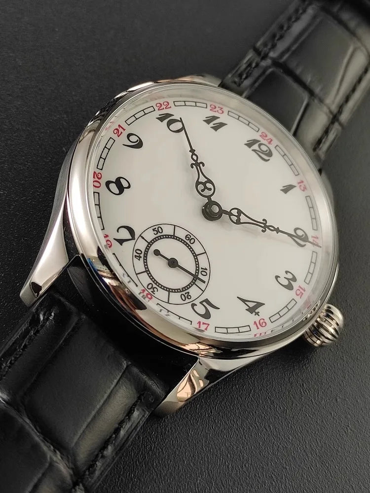 Men's Manual Mechanical Watch Roasted Blue Pin Seagull ST3621 Vintage Business Men's Waterproof Genuine Leather Watch