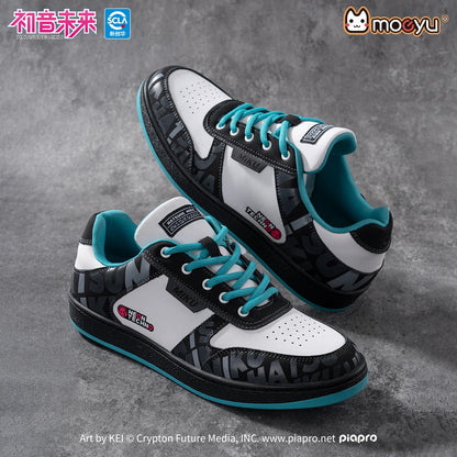 Buty Moeyu Hatsune Miku dla kobiet i mężczyzn – Vocaloid, cosplay, anime – męskie trampki, tenisówki, sznurowane, sportowe, do biegania, obuwie codzienne