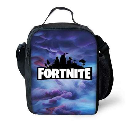 Hot Game Design Child Backpacks F-FortniteS Lunch Bag Pencil Case Pupil Large Capacity School Bags For Boy Girl Best Gift