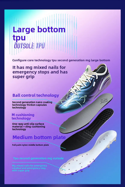 Kelme Adult Football Shoes Mg Short Nail Men's Training Football Boots Professional Competition Grass Specific Soccer Shoes
