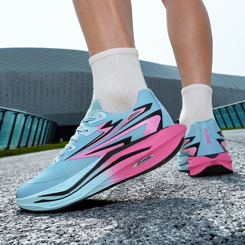 Sapatilhas desportivas unissexo modernas com atacadores para corrida, absorção de impacto, antiderrapantes, com efeito rebound, para treino, modelo 2026, sapatilhas de fitness outdoor