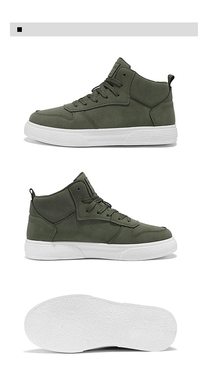 Men's Skateboarding Shoes 48 High Top Casual Sneakers Breathable Street Shoes Flats Shoes Lace UP Walking Shoes Chaussure Homme