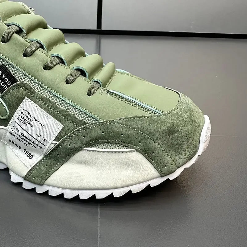 Men Luxury Sneakers Sports Shoes Moccasins Chunky Men Casual Sneakers Comfortable Breathable Trend Designed Personality Shoes