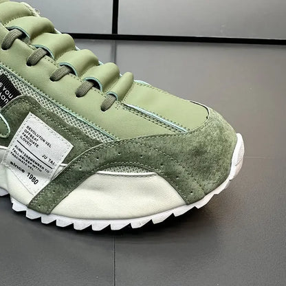 Men Luxury Sneakers Sports Shoes Moccasins Chunky Men Casual Sneakers Comfortable Breathable Trend Designed Personality Shoes