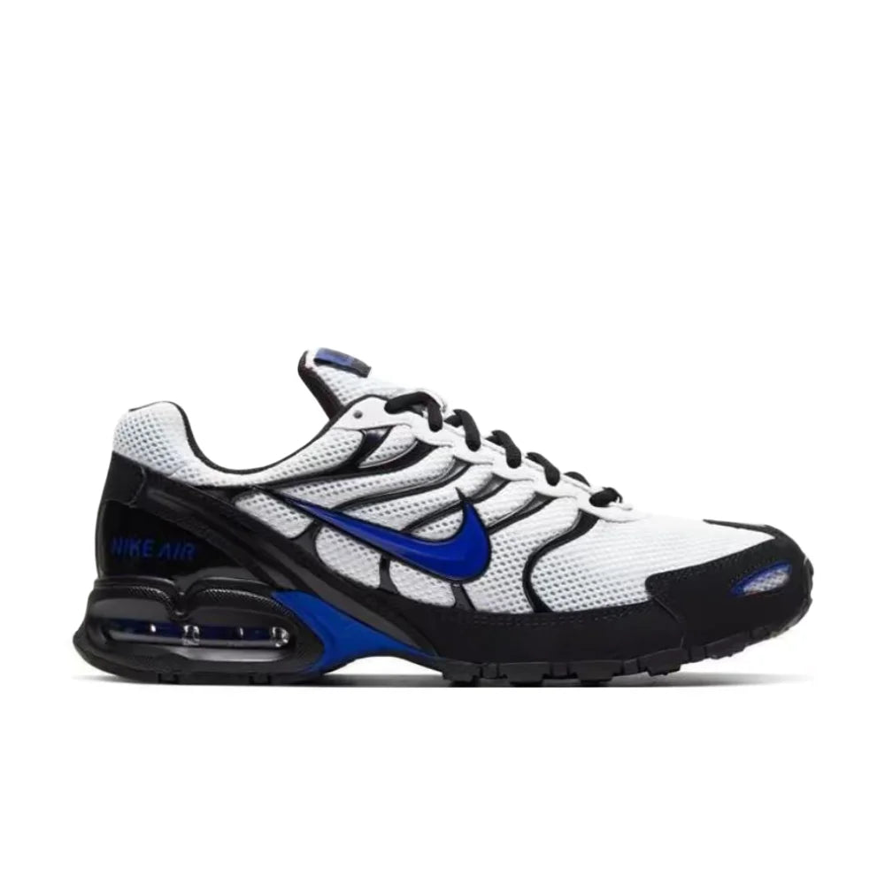 Nike Air Max Torch 4 Men's Low-Top Training Running Shoes – Black/White/Blue, Breathable Fit, All-Day Comfort CW7026-100