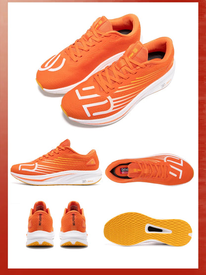 Zapatillas profesionales de running Baasploa para hombre, ligeras y transpirables, zapatillas deportivas de jogging para mujer con placa de carbono y suela antideslizante
