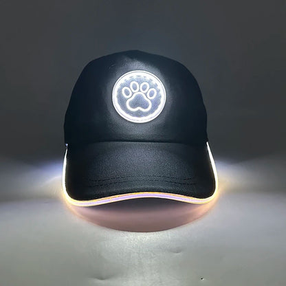 Fashion Glowing Baseball Cap LED Light Up Hiphop Hat Bar Club Props Fluorescent Hat Men Women DJ Dance Supplies Costume