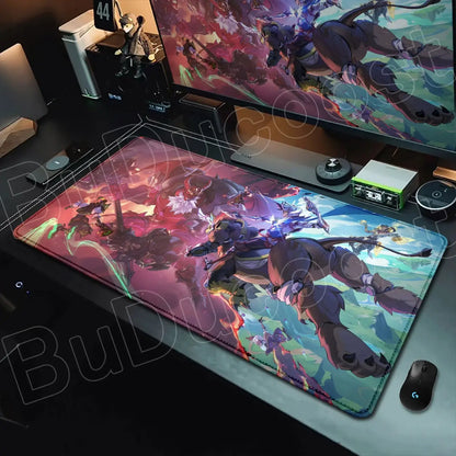 Overwatch Gaming Anime Girl Large XXL Mouse Pad HD Printing Computer Keyboard Mats Laptop Office Rubber Soft Desk Rug 900x400 MM