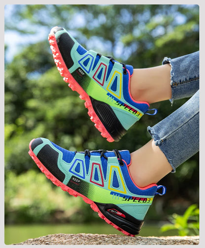Men's Hiking Shoes Outdoor Sports Shoes Lace-up Hiking Shoes Women's Hiking Sports Shoes Non-slip Hunting Tactical Sports Shoes