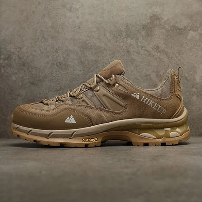 HIKEUP Non-slip Wear Resistant Outdoor Hiking Shoes Breathable Splashproof Climbing Men Sneaker Trekking Tourism Mountain Shoes