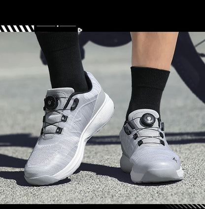 Cycling Sneaker MTB Men Sports Dirt Bike Shoes SPD Pedal Mountain Bicycle Footwear Speed Racing Man Flat Off Road Cycling Shoes