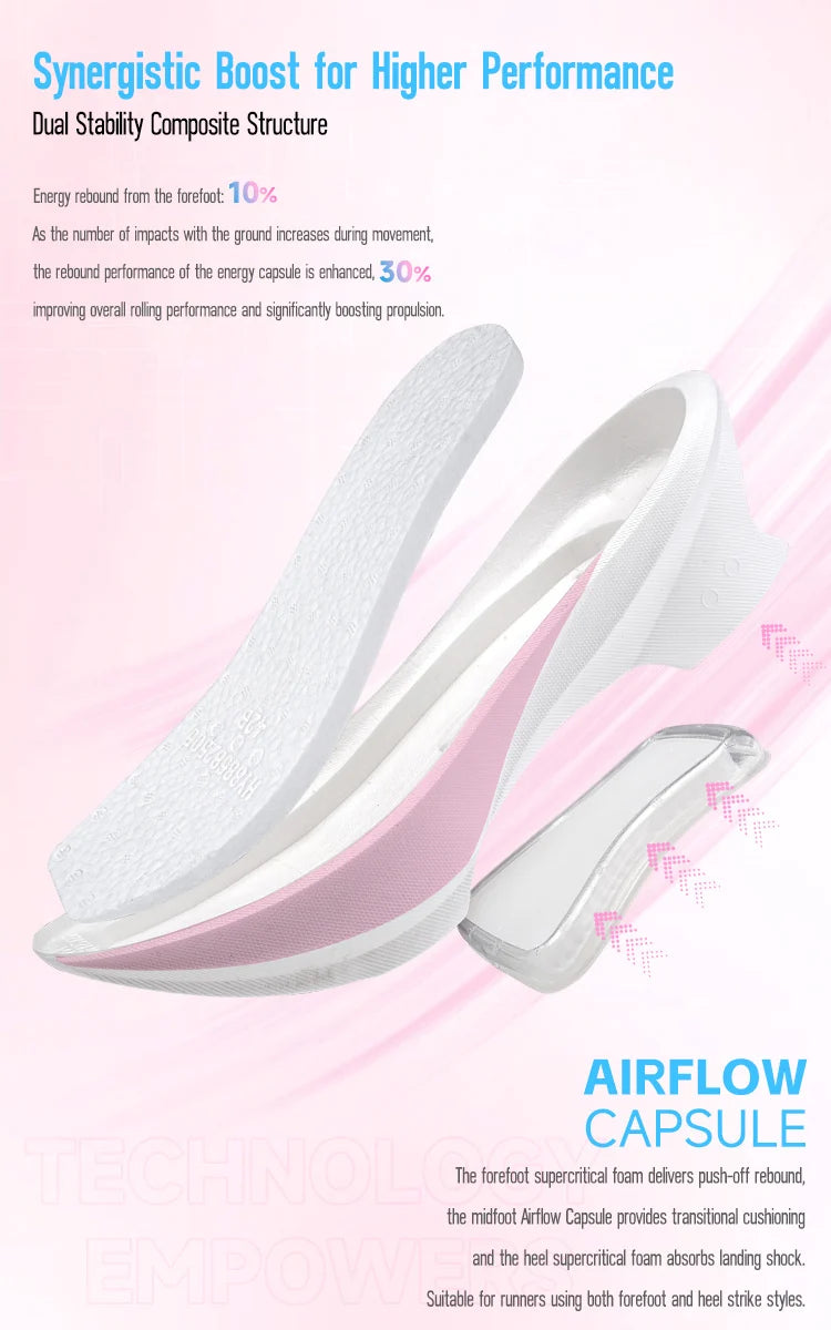 IRUNSVAN Airflow Capsule Sports Shoes Marathon Boardless Training Exclusive Running Shoes for Men and Women 166