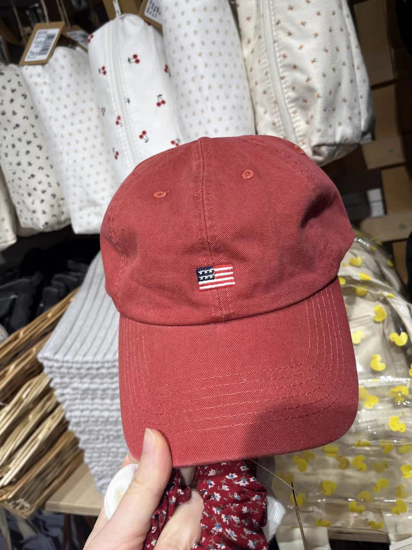 Betűhímzéses Y2k baseball sapka nőknek, négy évszakra alkalmas, Harajuku-stílusú napellenzővel, női, sötétkék, amerikai vintage utcai divat, pamut sapkák