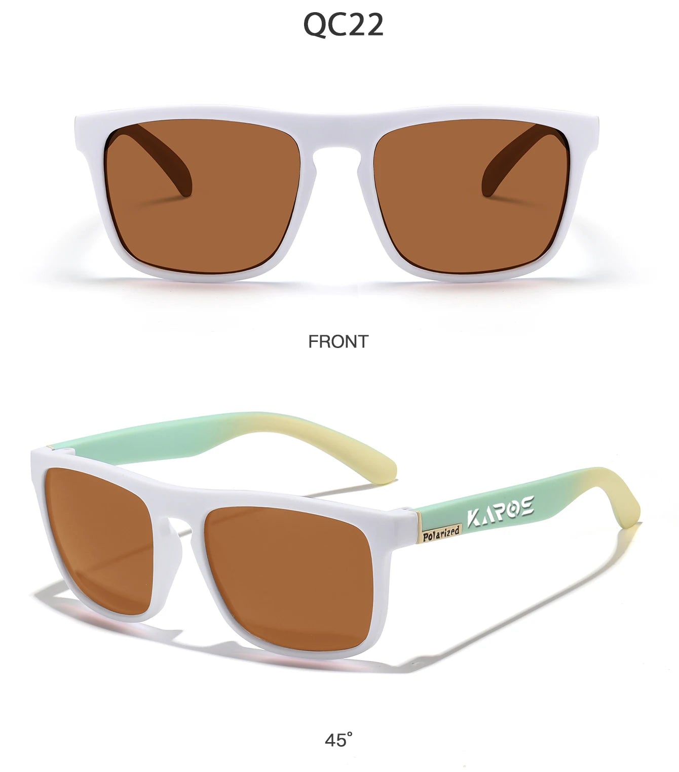 KAROS Polarized Sunglasses Unisex Car Driver Anti-Glare Goggles Outdoor for travel fishing beach UV400 eyeglasses