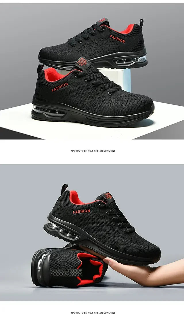 Male Sneakers 2025 New Sports Casual Fashion Breathable Men's Shoes  Light Running Sneakers Comfort Large Size Mens Running Shoe
