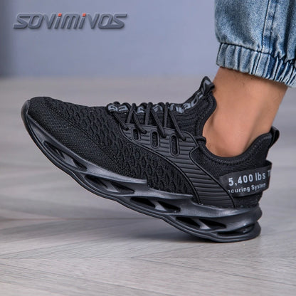 Mens Walking Shoes - Slip On Tennis Running Shoes Memory Foam Lightweight Work Sneakers for Indoor Outdoor Gym