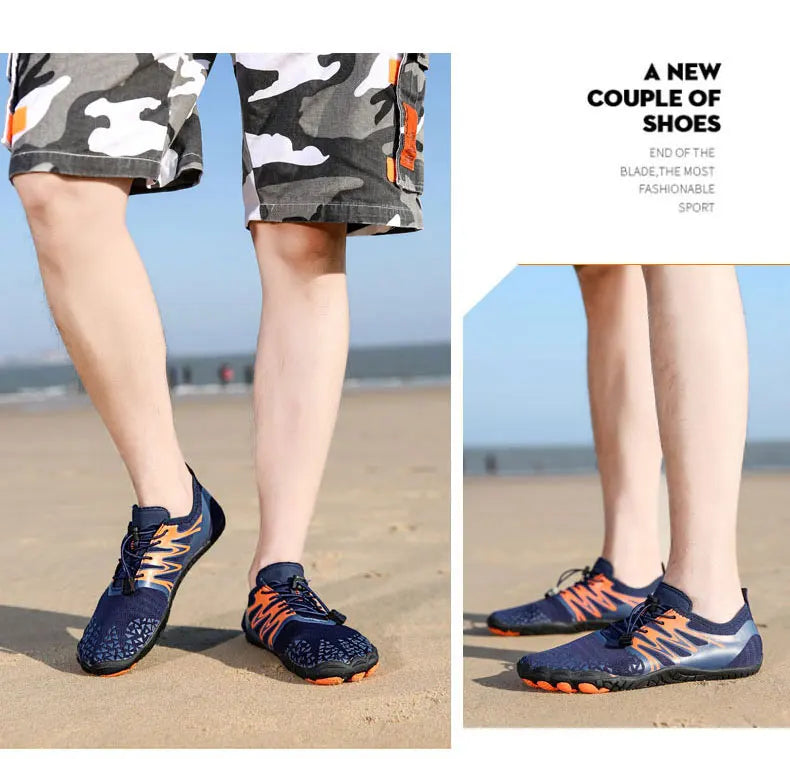 EOCENE Men Women Barefoot Outdoor Sports Aqua Shoes Quick-dry Beach Swimming Fitness Wading Hiking Cycling Water Sneakers shoes