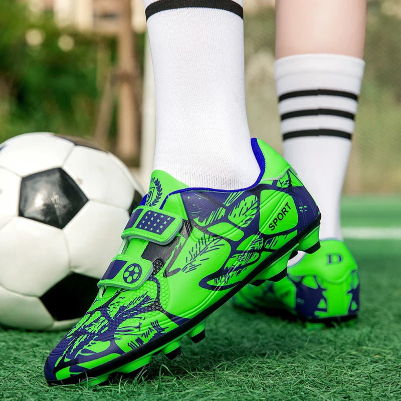 Soccer Cleats for Men Women Breathable Lightweight Anti Slip Firm Ground for Outdoor Football Training Match Sports