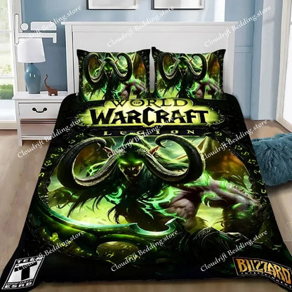 Duvet Cover 3D World of Warcraft Exquisite WOW Game Digital Printing Bedding Set Comforter Bed Home Decor Girls Boys Gift