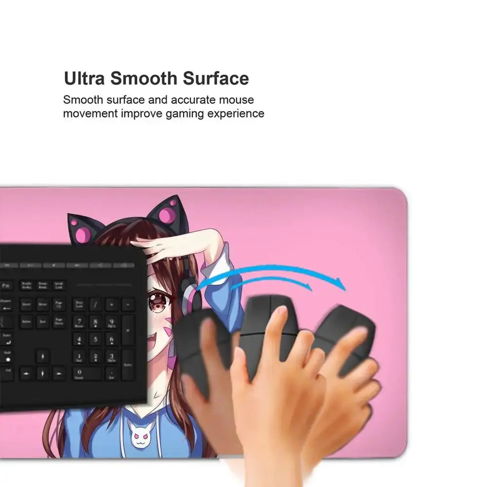 Anime Gaming Girl Overwatch Large Mouse Pad 900x400 Laptop Office Rubber Soft Desk Mat Computer Keyboard HD Print Mousepad Xxl