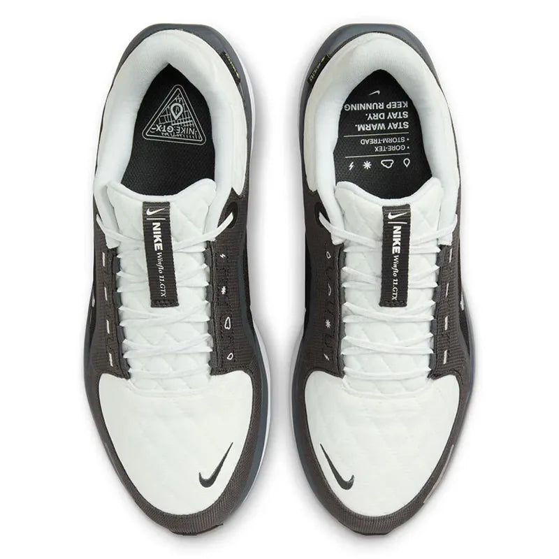Nike Winflo 11 GORE-TEX Men's Gray Low-Top Running Shoes, Comfortable and Versatile FQ1358-004