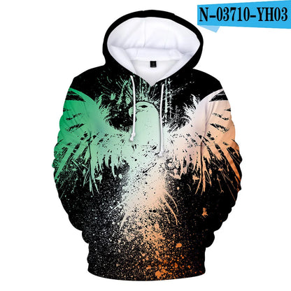 Classic Dolphins tigers wolves galloping horses animal 3D Print Hoodies Long Sleeve Sweatshirts Adult/Child Casual Pullovers
