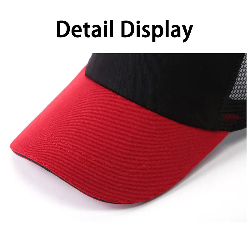 Customized baseball cap with printed logo contrasting duck tongue cap unisex personalized embroidered logo team culture hat