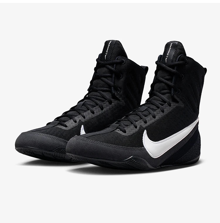 Nike Authentic Machomai 3 Men's Women's High-Top Sports Training Boxing Shoes HF7333-001