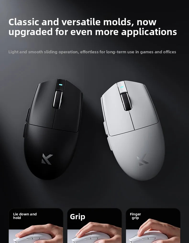 Rato Sem Fios MCHOSE G3 V2 PRO Bluetooth Tri-Mode Ergonómico e Leve para Portátil, Escritório, Gaming e Acessórios de Computador