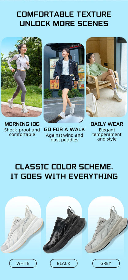 ONEMIX 2025 Winter Training Running Shoes for Men Sport Shoes Leather Warm Wear-Resistant Female Jogging Shoes Walking Sneakers